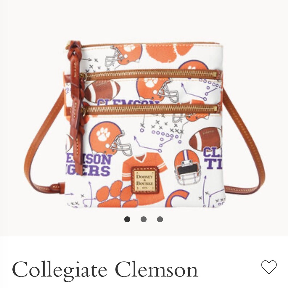 Dooney & Bourke Clemson Crossbody NWT